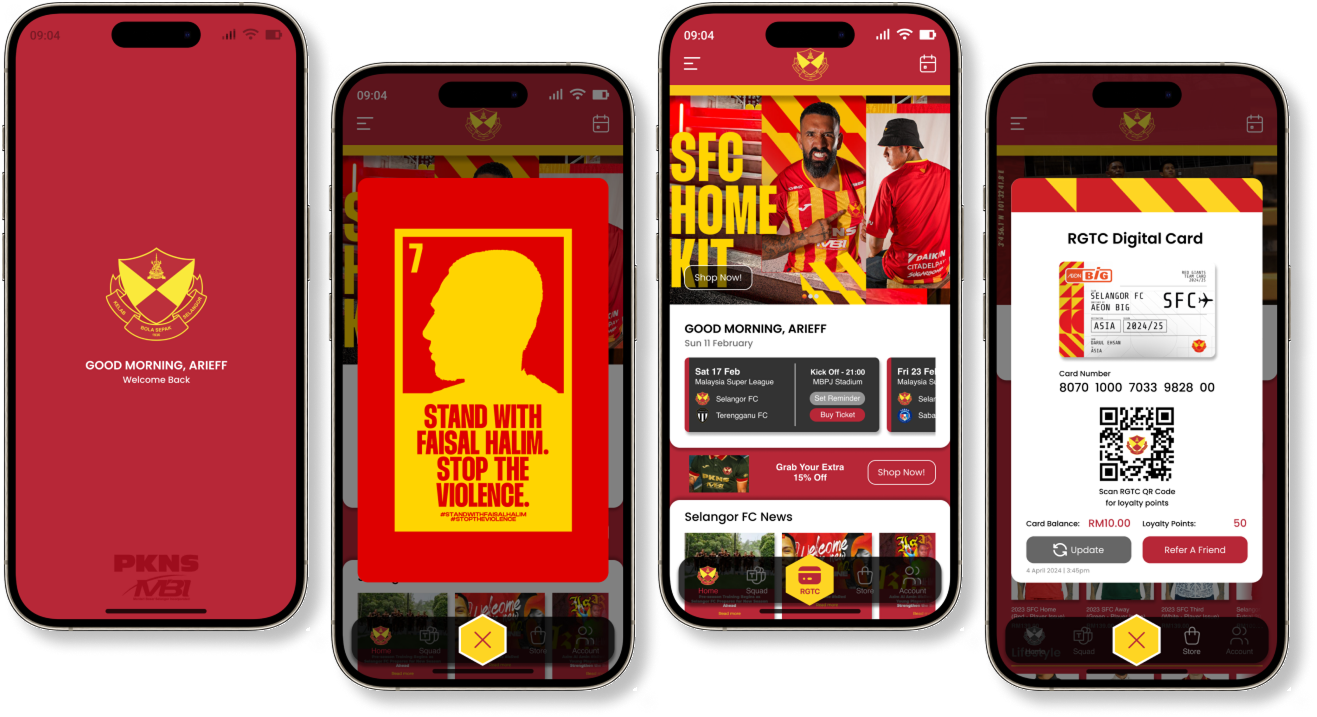 Selangor App Mockup